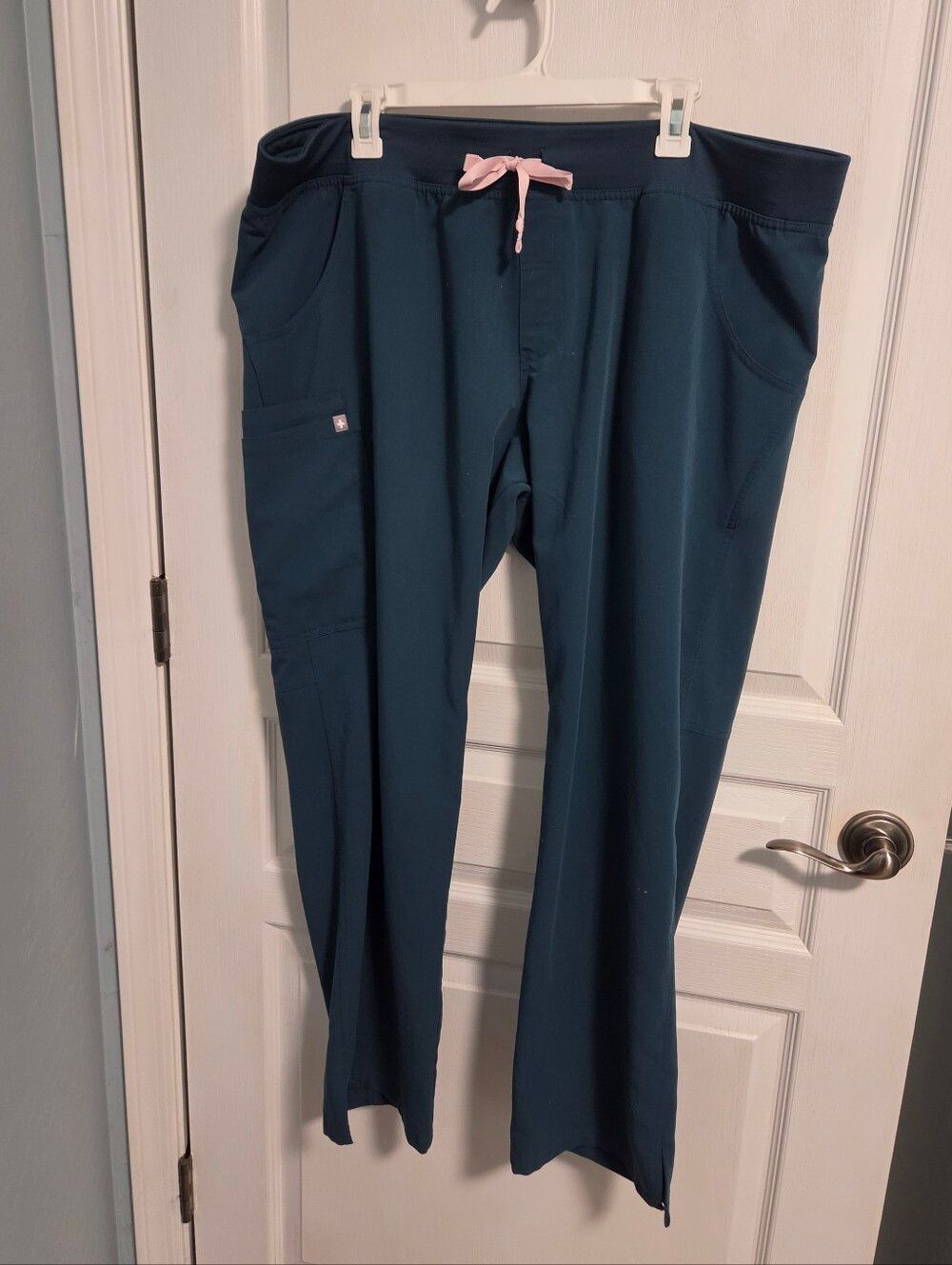 Figs Technical Collection Scrub Pants Cade Caribbean Cargo Utility Womens XXL